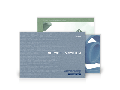 네트워크, 시스템4 파워포인트 디자인(제안서, 회사소개서, 기획서, 브로슈어, 상품소개서 디자인)