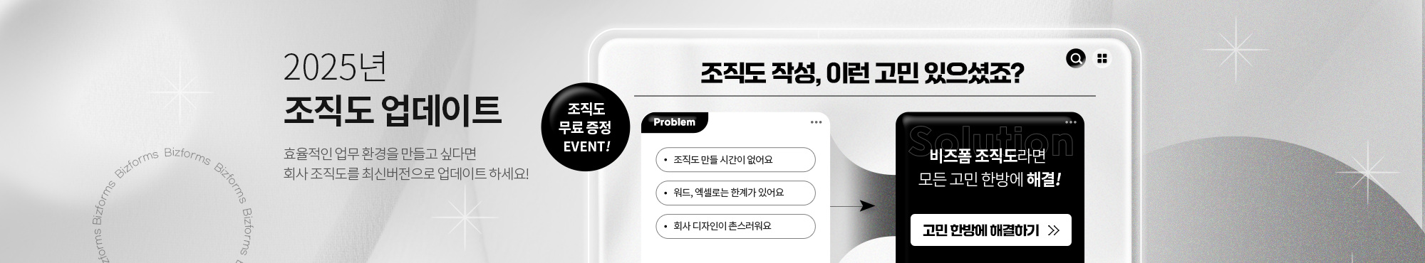 2025년 조직도 업데이트 효율적인 업무 환경을 만들고 싶다면 회사 조직도를 최신버전으로 업데이트 하세요!